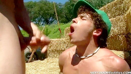 Chad Logan & Austin Merrick ~ Hot Outdoor Anal Action with Nextdoor Buddies