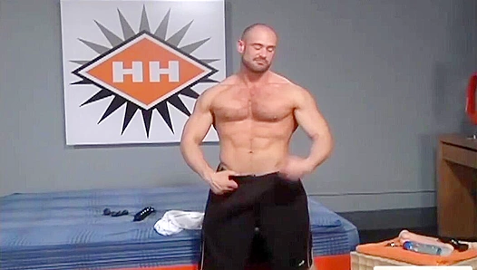 Beefcake Craig Strokes His Monster Dong in Hot House Action