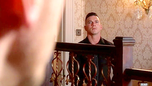 Hot Paddy O'Brien Blasts Massive Booty with Logan Rogue - UK Men Action