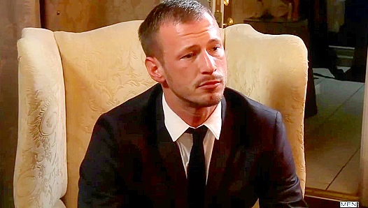 Hot Paddy O'Brien Blasts Massive Booty with Logan Rogue - UK Men Action