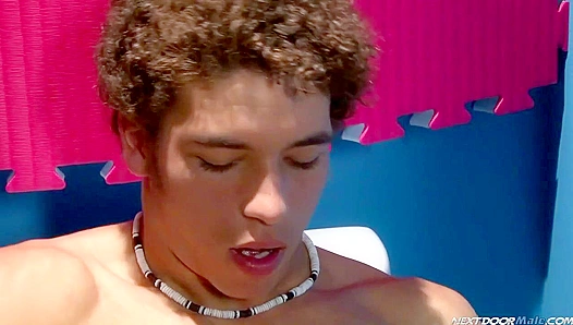 Shredded Austin Merrick Strokes His Cock Shamelessly - Nextdoor Temptation