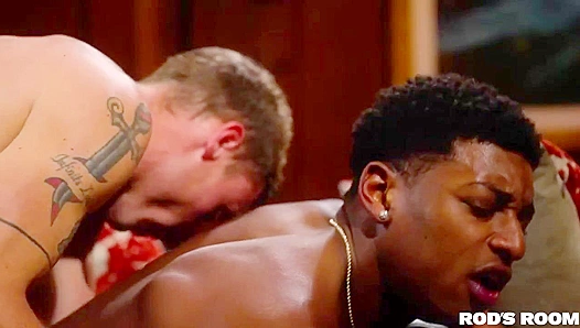 Ty Santana & Justin Matthews Heat Up Rod's Room with Interracial Passion