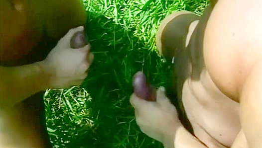 Rugged Farm Boys Attila & Miklos Pound Each Other Outdoors