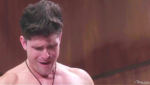 Steamy Locker Room Threesome ~ Devin Franco, Jake Waters, and AJ Sloan