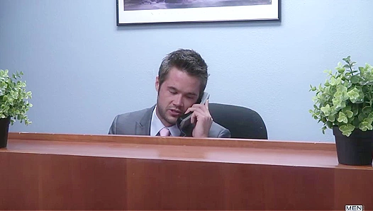 Horny Desk Mates ~ Jimmy Johnson & Mike De Marco Heat Up The Office