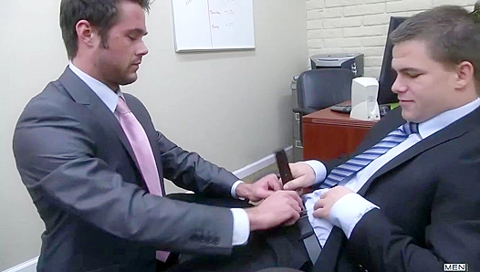 Horny Desk Mates ~ Jimmy Johnson & Mike De Marco Heat Up The Office