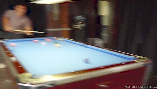 Poolside Threesome ~ Damien White, Matt Heron, and Luca Luv Get Wild at Home