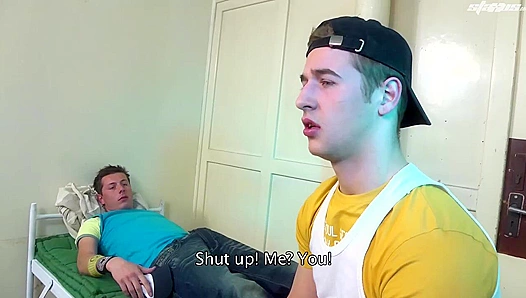 Subtitled Anal Action ~ Nick Gill & Mathew Ross Team Up for Intense Gay XXX Fun!