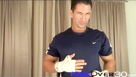 Secretly Gay Ironman Masturbates ~ Hot Solo Action - Men Over 30