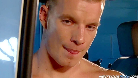 Shawn Strokes His Meat Behind the Wheel - Neighborly Desire