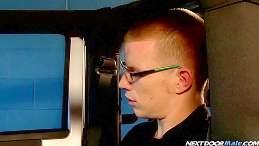 Shawn Strokes His Meat Behind the Wheel - Neighborly Desire