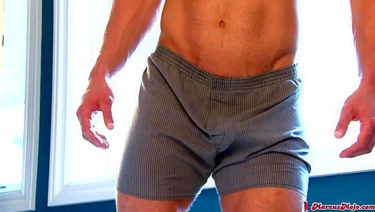 Confident Marcus Mojo Strokes His Perfect Dick in HD