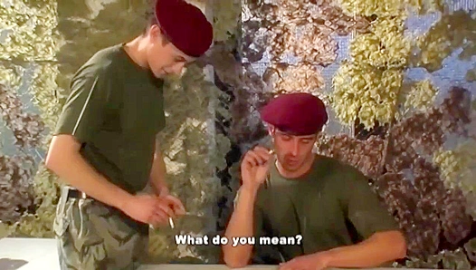Kamil Fox ~ Military Precision Cock Sucking & Ass Stretching - Gay XXX