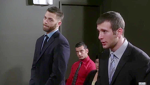 Courthouse Cock Carousel ~ Tommy Defendi, Spencer Fox, & Marcus Ruhl Drill My Hole