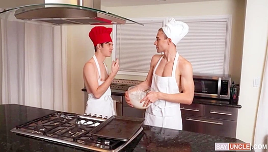 Merry Brothers ~ Cute Christmas Fuck with Dakota & Brody