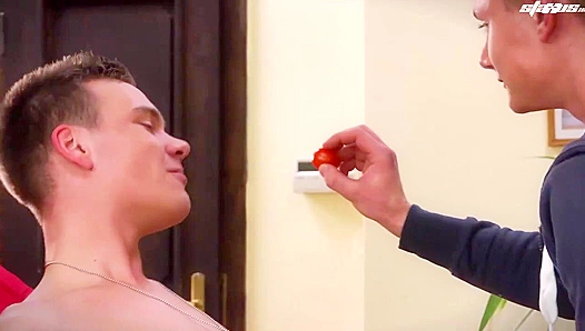 Lucas, John, and Marco Cum Together - Gay XXX