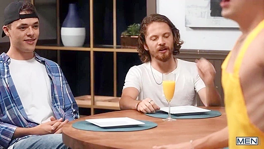 Joey Mills & Drake Von ~ Frisky Twinks Drill Each Other's Holes