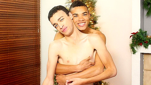 Merry Cockmas ~ Dustin & Robbie's Hot Lollipop Twink Shag