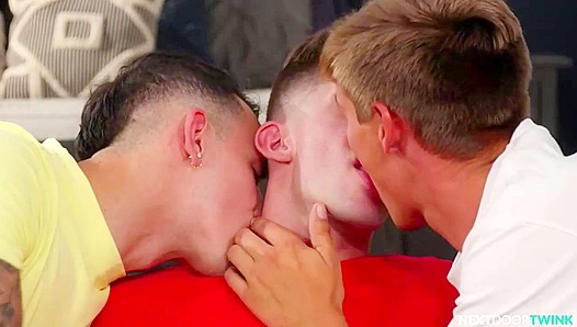 Ashton Silvers, Des Irez, and Trevor Brooks ~ A Hot Threesome Next Door