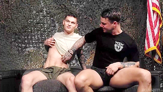 Soldier Boy Slut ~ Jason Windsor & Tyler James' Hot Military Foursome