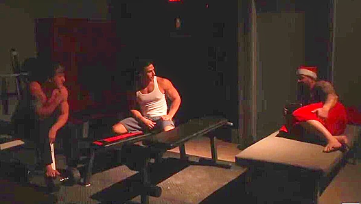 Christmas Jizz Orgy ~ Johnny Rapid & Tom Faulk Celebrate With Friends