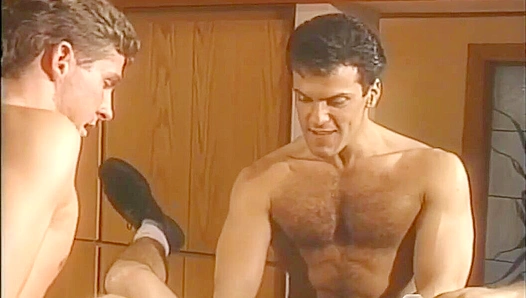 Hot Kitchen Anal ~ Anthony Moore Takes It from Chad Donovan & Hunter Scott