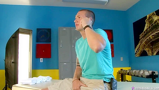 Horny Massage Table Fuck ~ Rod Daily & Jay Cloud Go Wild On The Set