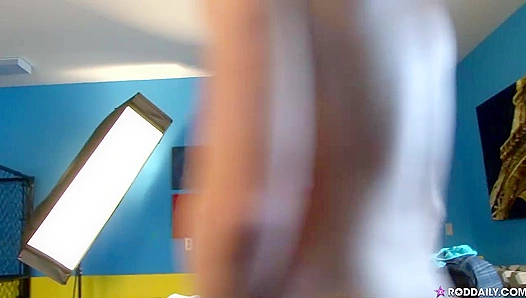 Horny Massage Table Fuck ~ Rod Daily & Jay Cloud Go Wild On The Set