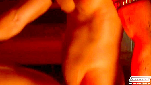 Nextdoor Buddies ~ Johnny Torque & James Jamesson's Hot Gay Orgy Adventure