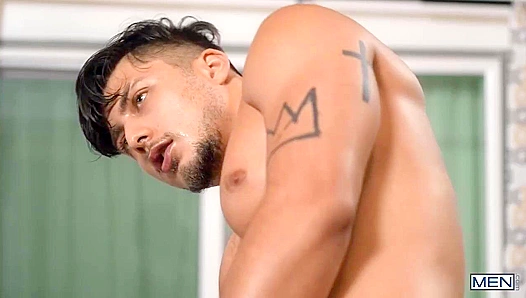 Brysen Drills Angel Rivera's Hole on the Kitchen Table