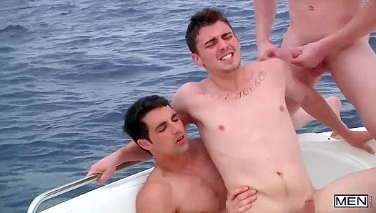 Johnny Forza, Asher Hawk, Jack King ~ Hard Dick Action On The Boat