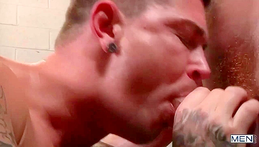 Post-Workout Bang ~ Connor Maguire & Sebastian Young Drill Each Other's Holes