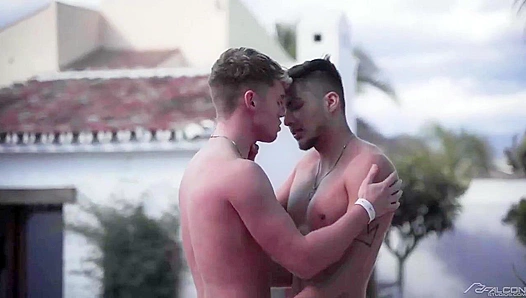 Hardcore Threesome ~ Angel Rivera, Dean Young, & Bastian Karim Ram It Out!