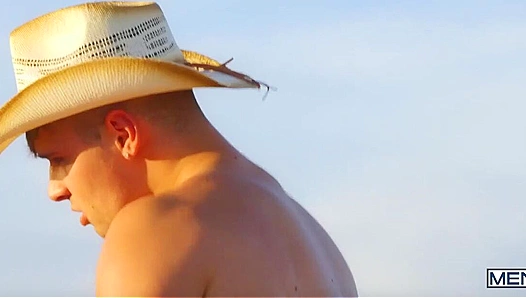 Kinky Cowboys Roman & Malik ~ From Str8 toGay OutdoorsFuck Fest