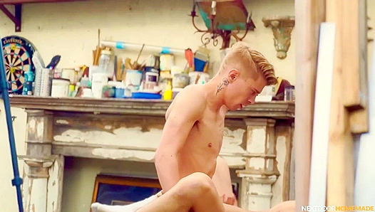 Horny Neighbor Harley Claims Tyler Wu's Prolapsed Ass