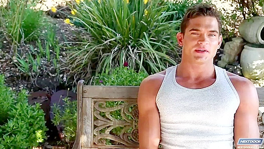 Luke Milan Seduces the Bed ~ Mesmerizing Masturbation Session