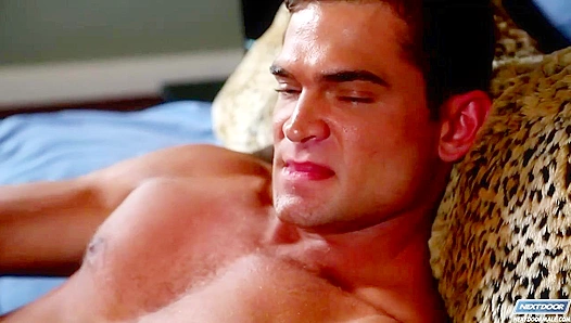 Luke Milan Seduces the Bed ~ Mesmerizing Masturbation Session