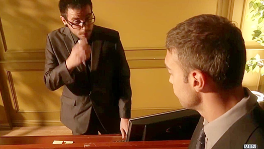 Rocco Reed & Johnny Ryder ~ Hot Buff Dudes Share Forbidden Lust in TheGayOffice