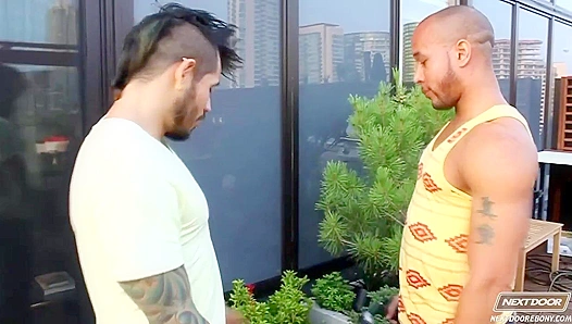 Draven Torres Gets Stretched by Well-Hung Neighbor Lawson Kane