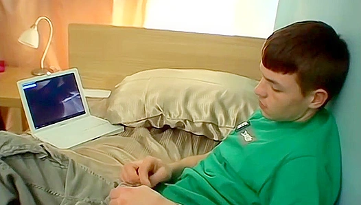 Twink Bless ~ Michael Sipos & Jeremiah Johnson Cum Hard