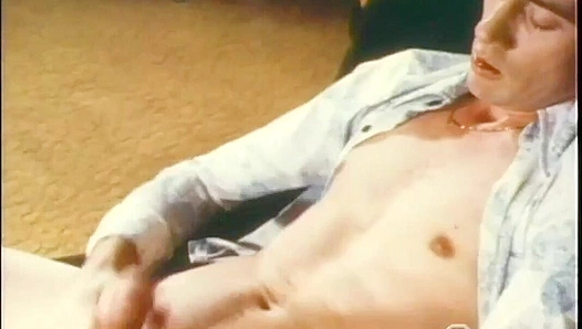 John Holmes Pounds His Massive Cock in Solo Glory - Falcon Studios