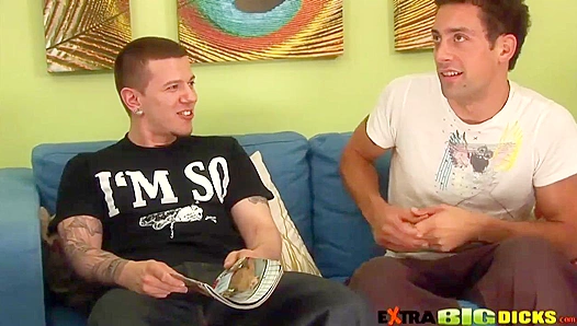 Horny DJs Spins & Leo Corona Fuck Hard With Extra Big Dicks