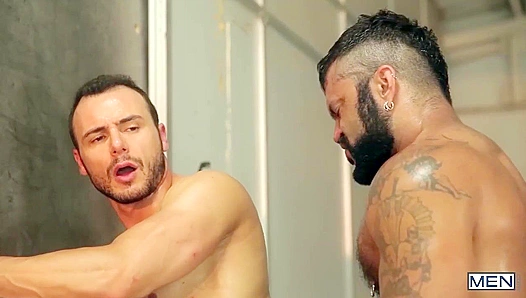 Horny Gabriel Vanderloo & Rogan Richards ~ SteamyGayOffice Seduction