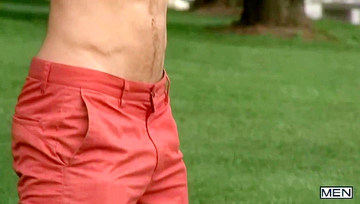 Predatory Jarek Drills Landon's Tight Hole