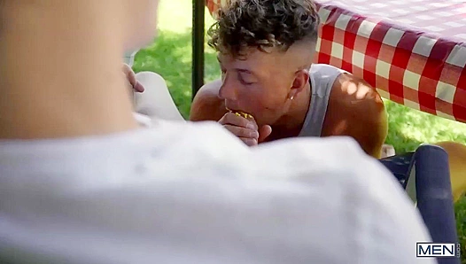 Fancy Food, Fancier Fucking ~ Joey Mills Drills Felix Fox's Hole