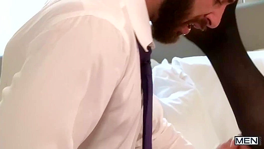 Power Play ~ High-Flying Execs Jarek & Jay Austin Fuck Hard in The Gay Office