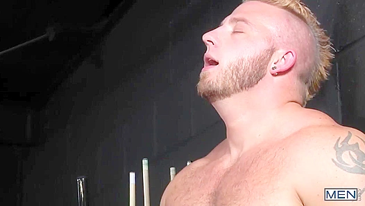 John Magnum Fucks Aaron Bruiser ~ Straight TurnedGay Hard Anal