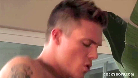 Skyler Caine & Wolf Hudson Bathe in Cum - Cocky Boys Orgy