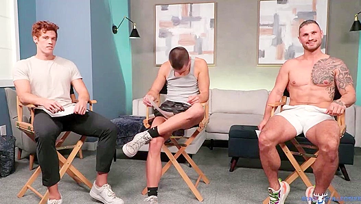 Kinky Trio ~ Blain O'Connor, Chris White, Evan Knoxx Fuck Hard - Stag Collective