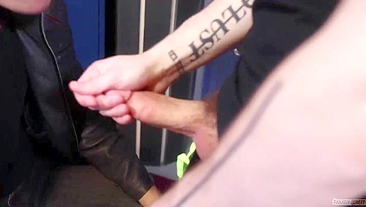 Darron Bluu and Christian Ryder ~ Intense Locker Room Seduction